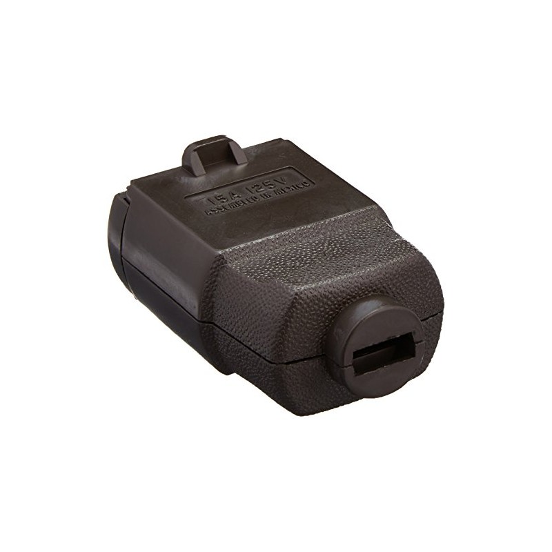 Leviton Polarized Straight Blade Swivel Triple Cube Tap Cord Connector,