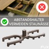 Decking Spacers Pack of 200 for 4 mm Joint -