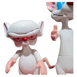 Bootleg México Figura Bootleg Pinky Y Cerebro 35 Y 25 Cms Con Luz