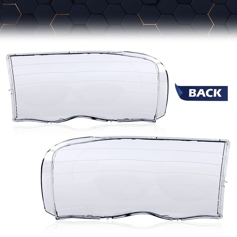 PIT66 Headlight Cover Compatible with 2002 2003 2004 2005 Dodge