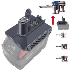 【Type B】 Adapter for Milwaukee 18V Lithium Battery Convert to for Dyson Type B DC31 DC34 DC35 DC44 DC45 DC56 DC57 917083-01 Handheld Vacuum Cleaner【Screw-Fixed Type, Type B only】