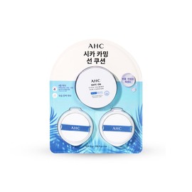 AHC Safe On Cica Calming Sun Cushion (1 product 25g + 2 refills 25g) / AHC 세이프 온 시카 카밍 선쿠션 (본품 25g 1개 + 리필용 25g 2개)