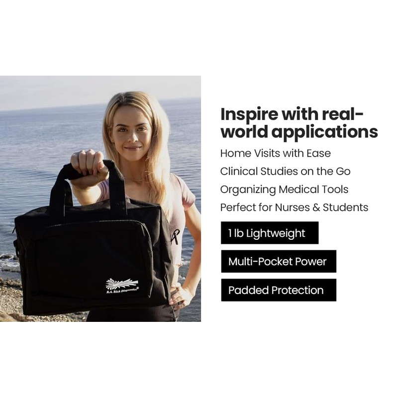 R.A. BÖCK DIAGNOSTICS RA Bock Deluxe Nylon Doctor Bag