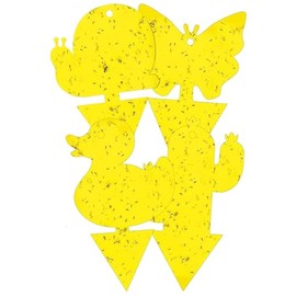 Gideal 36-Pack Dual-Sided Yellow Sticky Traps for Flying Plant Insect Fungus Gnats Flies Aphids Leafminers Thrips