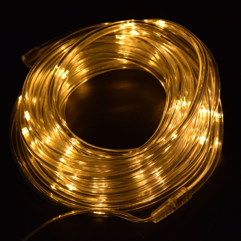 Solar String Light 7m 50LEDs Solar Tube Light Outdoor Waterproof