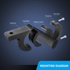 Nilight 90020B 2 Pack Mounting Bracket Kit LED Off Road