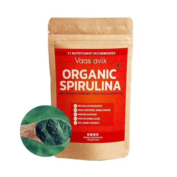 Generic Organic Spirulina Powder Purest Source Vegan Protein - Superfood