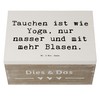 Mr. & Mrs. Panda 22 x 15 cm Holzkiste Spruch