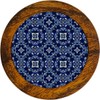 HASTA LA RAIZ Juego de 4 Portavasos artesanales, Coasters Hechos
