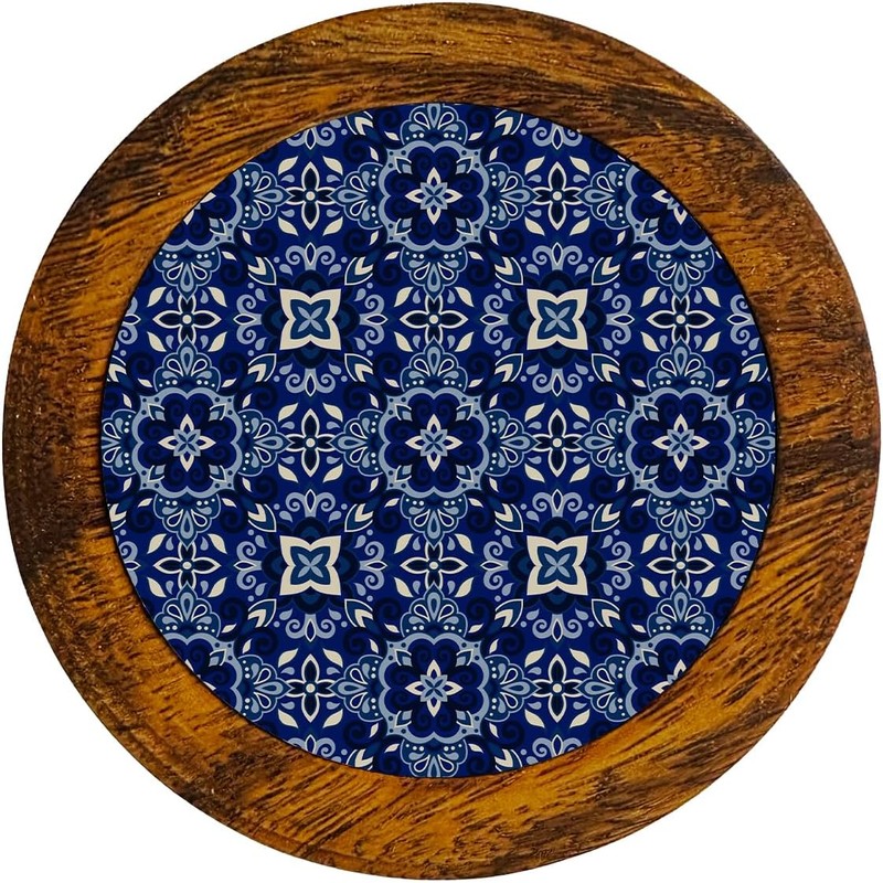 HASTA LA RAIZ Juego de 4 Portavasos artesanales, Coasters Hechos