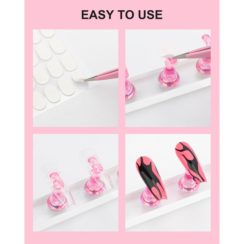 Difenni Nail Stand for Press Ons, Nail Holder for Painting