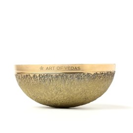 Kansa Vatki Traditional Ayurvedic Massage Tool, Handmade, Natural Wellness Tool for Foot Massage and Reflexology, Relaxation and Stress Relief