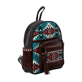 Myra Bag Western Leather Backpack Bag for Women, Upcycled Canvas Bag - Tribe of the Sun