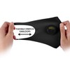 NUÜR 8pcs Fabric Resuable Face Mask with Air Valve and