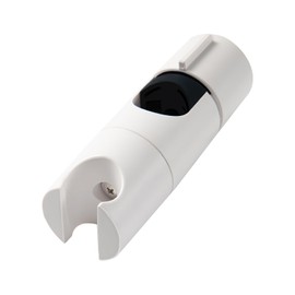 OFFO Hand Shower Holder 19-25 mm Adjustable Diameter Shower Holder for Push Bar Adjustable, Slider Clamp Bathroom Replacement, Sprayer Holder, White