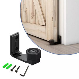 CCJH Upgraded Adjustable Sliding Door Floor Guide Wall-mounted Punch-free System