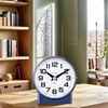Tinload 4.3" No Ticking Analog Alarm Clock,Silent Readable for Seniors,Easy
