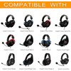 Replacement Ear Pads and Microphone Foam Compatible with HyperX CloudX/Cloud