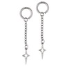 Hanary Gothic Punk Spike Star Earrings Dangle, Gothic Grunge Earrings, Christmas New Year Jewelry Gift For Women