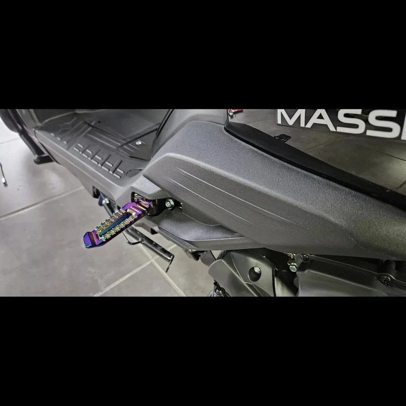 Mokuo Motorcycle Floding Footpegs in Aluminum Alloy Material Compatible with