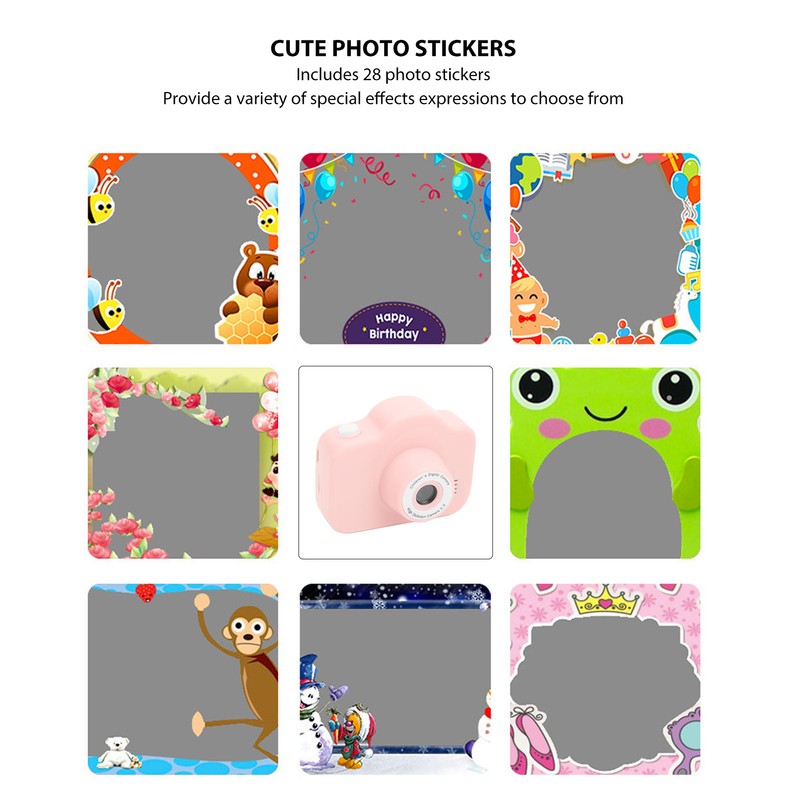 Children Digital Camera 2000W HD 2.0 Inch Screen Rechargeable Multi