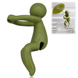 Plant Cutting Holder Figure,Leaf Friend Plant Propagation Buddy,Cute Plant Support Plant,Plant Propagation Friends,Decorative Plant Support,Plant Accessories,Plant Stick Support(#Light Green)