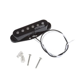 Wilkinson LOW GAUSS Vintage Tone Strat ST Ceramic Single Coil Pickups Set for Stratocaster Guitar, Black