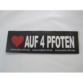 Labels ♥ Auf 4 Pfoten (Large) Package of 2 Julius-K9 for Harnesses