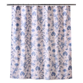 Maison d' Hermine Shower Curtain 100% Cotton One Panel 70"x72" Darkening Bath Shower Curtains, Easy Hanging with 12 Button Holes for Bathrooms (Bonobo)