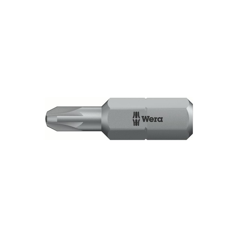 WERA 135003 Screwdriver Bit for Posidrive Screws, Insertion 0.25 inches