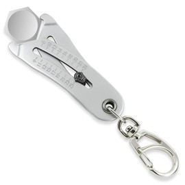 Tradespro Nut and Bolt Head Sizer, Gauge 5/16" - 1" and 8mm - 25mm - 837999, Silver