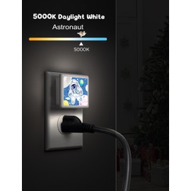 L LOHAS LED 2 Astronauts + 2 Classic Night Light