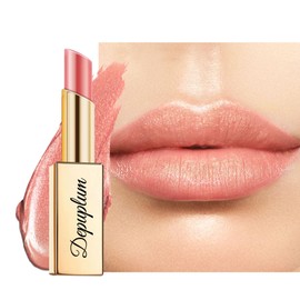 Depuplum Nude Lipstick Moisturizing for Women Shimmer Tinted Lip Balm Hydrating Nourishing Lip Gloss Vegan& Cruelty Free Lip Makeup, ZG118 Undertone