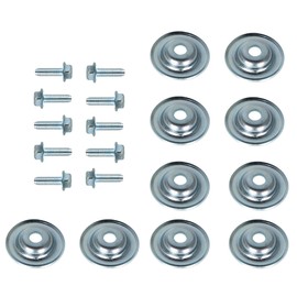 WFLNHB 10 Piece Skid Plate Washer and Bolt Kit Replacement for Polaris Ranger RS1 RZR 500 570 700 800 900 1000 7556065 UTV