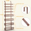Moforoco Over The Door Pantry Organizer, Pantry Door Organizer Shelves,