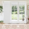 Vatge White Curtain for Small Door - Elegant French Door