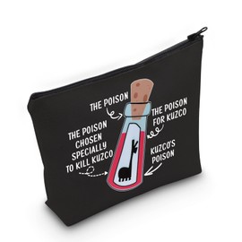 ZJXHPO Emperors Makeup Bag The Poison Chosen Specially To Kill Makeup Zipper Pouch Bag For Her Llama Travel Case (BL Llama Poison)