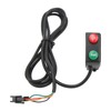 Electric Bike QD168 Front Light DR001 Rear Light Set with