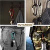 2 Pack Pink Carabiner Clip, 3" Aluminum Alloy Caribeener D