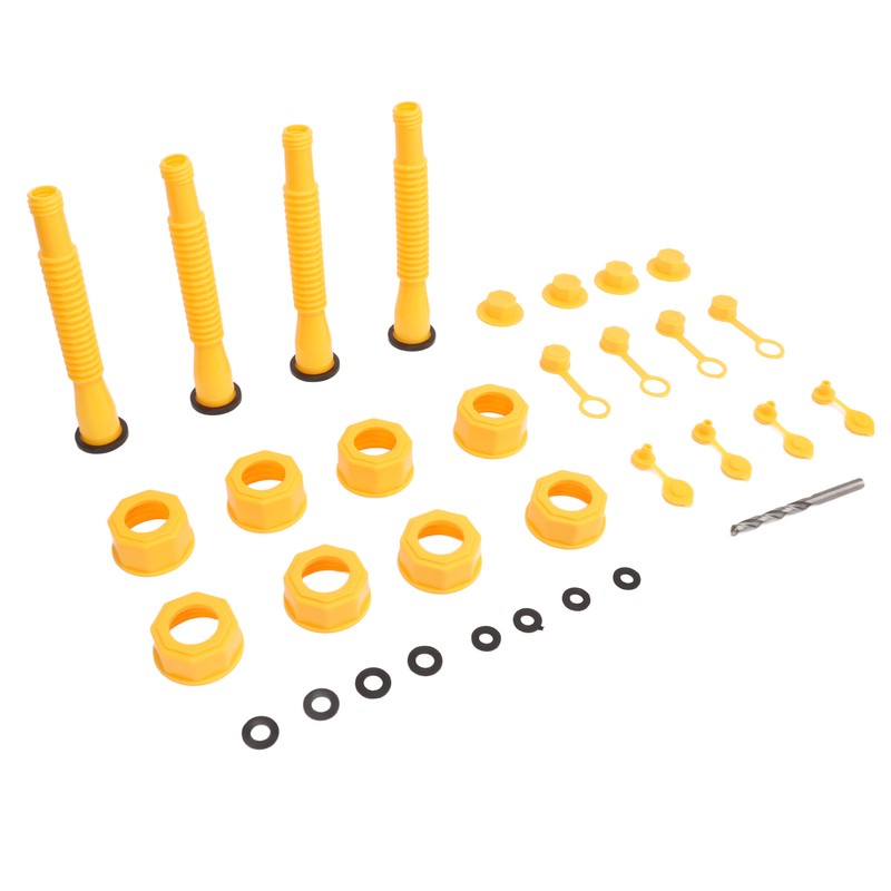 Gas Can Spout Replacement Kit 8mm Drill Bit Anti Overflow