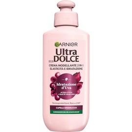 Garnier Ultra Dolce, Idratazione d'Uva, Crema Modellante 2 in 1 Elasticità e Idratazione, 200mlUltra Dolce Crema Modellante 2 in 1 Elasticità