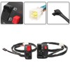 Anlseiod Motorcycle Switch Handlebar Switch for Turn Signal Switch Indicator