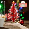 LEMESO Advent Calendar 2024 Wooden Christmas Tree 24 Christmas Calendar