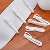 DUXUANT Curtain Hooks, 3 Inch Plastic Ratchet System, Adjustable Pinch