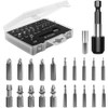 JIVIMOCO Damaged Screw Extractor Set, 22 Pieces Stripped Screw Extractor