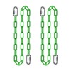 2Pcs 60" Swing Chain with Carabiners 1000 LBs Capacity Hanging
