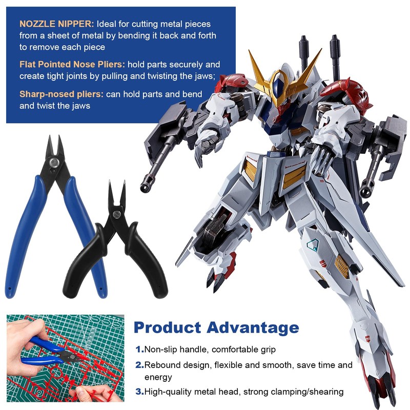 WiMas 15PCS Metal Puzzle Tool Set Metal Model Kits Bending