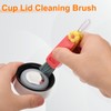 uxcell 3pcs Cup Lid Cleaning Brush, Water Bottle Cleaner Brush