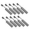 Healeved 10pcs Portable Travel Toothbrushes Case Soft Bristle Toothbrushes for