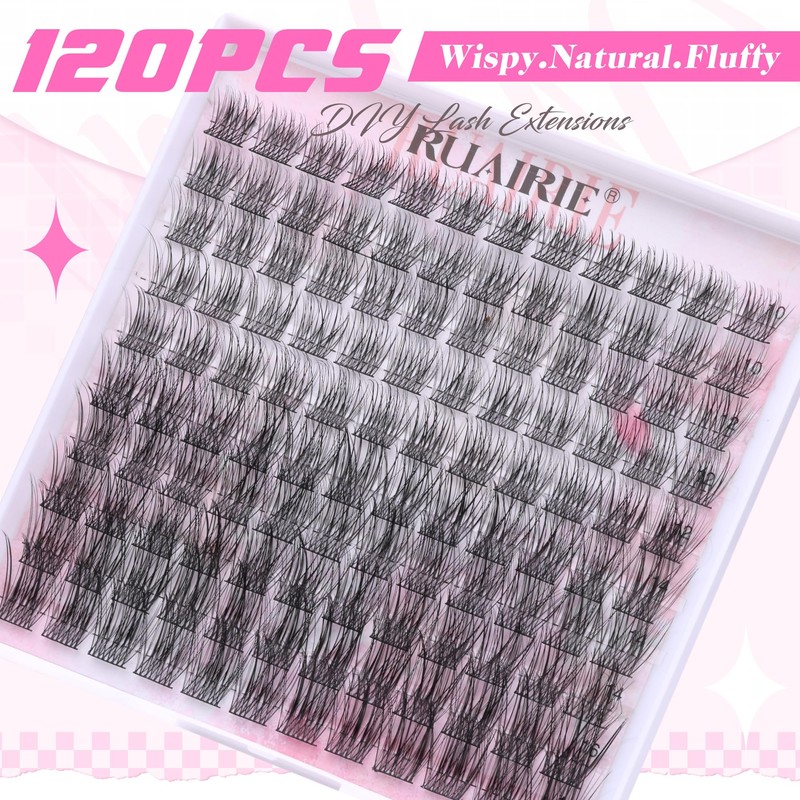 Lash Clusters Eyelash Extensions Wispy Eyelash Clusters Lash Extensions 120pcs